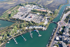 Grado in the state Gorizia, Italy from above