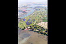 Aerial view of Grado-Pineta in the state Friuli Venezia Giulia, Italy