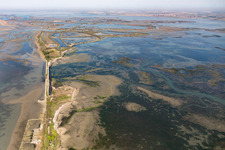 Grado in the state Gorizia, Italy seen from a drone