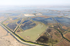 Caserma di Canal Muro in the state Friuli Venezia Giulia, Italy from the drone perspective