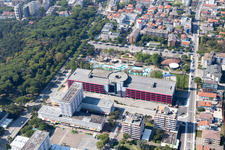 Lignano Sabbiadoro in the state Udine, Italy from a drone