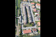 Aerial photograpy of Fossalta di Portogruaro in the state Veneto, Italy