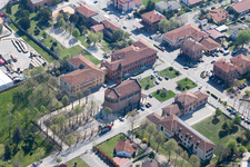Aerial view of Santa Margherita in the state Veneto, Italy