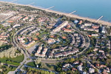 Holiday house plant of the park at the adriatic coast in Duna Verde in Venetien, Italy