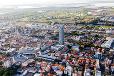 City view of the city area of in Lido di Jesolo in Venetien, Italy