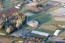 Punta Sabbioni in the state Veneto, Italy from the plane