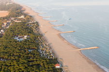 Aerial photograpy of Ca' Pasquali in the state Veneto, Italy