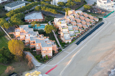 Aerial view of Cavallino in the state Veneto, Italy