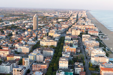 District Lido di Iesolo in Jesolo in the state Metropolitanstadt Venedig, Italy