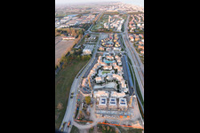 Holiday house plant of the park Les Maisons in Jesolo in Venetien, Italy