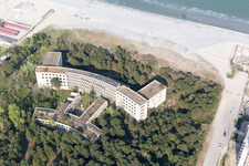 Former fascist holiday and recreational park for children "Colonia Varese" at the Adriatic coast in Milano Marittima in Cervia in Emilia-Romagna, Italy