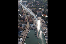 Milano Marittima in the state Emilia Romagna, Italy from the plane