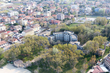 Former Hotel plant of the park Polo Est 3.0 at the adriatic coast in Igea Marina in Emilia-Romagna, Italy