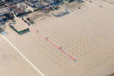 Pinarella in the state Emilia Romagna, Italy from above
