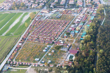 Oblique view of Lido DI Dante in the state Emilia Romagna, Italy