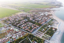 Lido DI Dante in the state Emilia Romagna, Italy from above