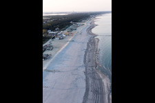 Aerial view of Punta Marina in the state Emilia Romagna, Italy
