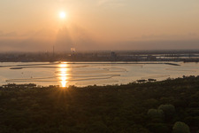Aerial view of Colonia Marina in the state Emilia Romagna, Italy