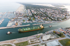 Porto Corsini in the state Emilia Romagna, Italy out of the air