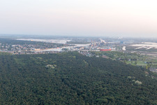 Aerial view of Marina Romea in the state Emilia Romagna, Italy