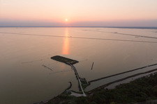 La Cascina in the state Emilia Romagna, Italy from above