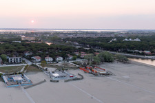 Lido degli Estensi in the state Emilia Romagna, Italy