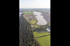 Aerial view of Lido di Volano in the state Emilia Romagna, Italy