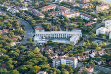 Lido di Spina in the state Emilia Romagna, Italy from above