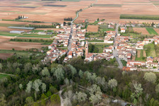 Aerial photograpy of Turrida in the state Friuli Venezia Giulia, Italy