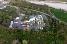 Oblique view of Tauriano in the state Friuli Venezia Giulia, Italy