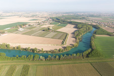 Oblique view of Cesarolo in the state Veneto, Italy
