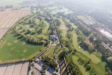 Aerial view of Casabianca in the state Friuli Venezia Giulia, Italy