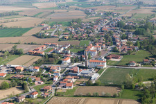 Aerial view of Sega-Malcanton in the state Veneto, Italy