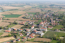 Aerial photograpy of Sega-Malcanton in the state Veneto, Italy