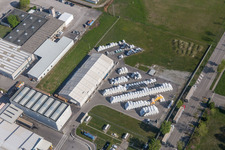 Building and production halls on the premises of Soprema Srl - Efyos in Zona Industriale Ponte Rosso in Friuli-Venezia Giulia, Italy