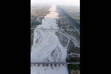 Aerial view of Montereale Valcellina in the state Pordenone, Italy