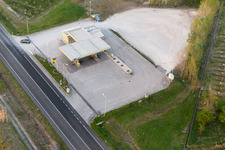 Aerial view of Domanins in the state Friuli Venezia Giulia, Italy