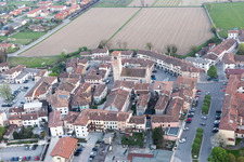 Bando in the state Friuli Venezia Giulia, Italy seen from above