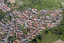 Aerial photograpy of Seltz in the state Bas-Rhin, France