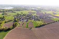 Oblique view of Neuhaeusel in the state Bas-Rhin, France