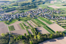 Aerial photograpy of District Balzhofen in Bühl in the state Baden-Wuerttemberg, Germany