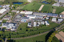 Industrial Area West in the district Vimbuch in Bühl in the state Baden-Wuerttemberg, Germany