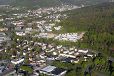 Aerial view of New development area Jalta Ring in the district Oos in Baden-Baden in the state Baden-Wuerttemberg, Germany