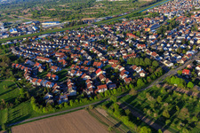 District from Adolf-Walz-Straße to the Murg in Kuppenheim in the state Baden-Wuerttemberg, Germany