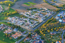 New development area Paul-Klee-Ring and Franz-Marc-Ring in Wörth am Rhein in the state Rhineland-Palatinate, Germany