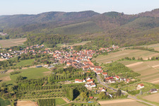 Drone image of Rott in the state Bas-Rhin, France
