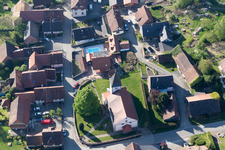 Oblique view of Cleebourg in the state Bas-Rhin, France