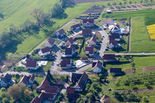 Cleebourg in the state Bas-Rhin, France out of the air