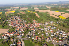 Village view in Morsbronn-les-Bains in the state Bas-Rhin, France
