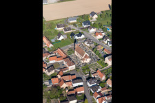 Drone image of Eschbach in the state Bas-Rhin, France